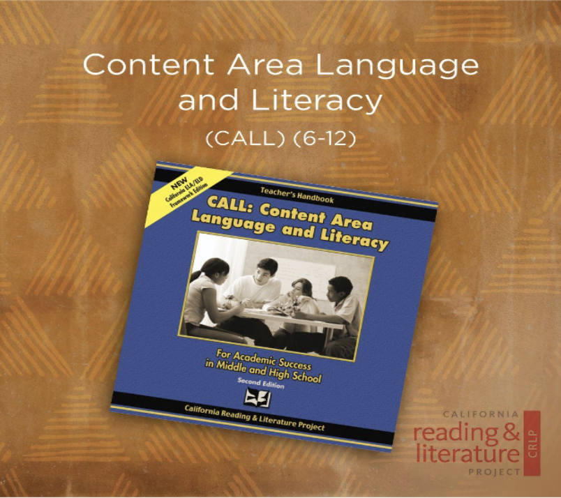 Content Area Language & Literacy (CALL) handbook cover